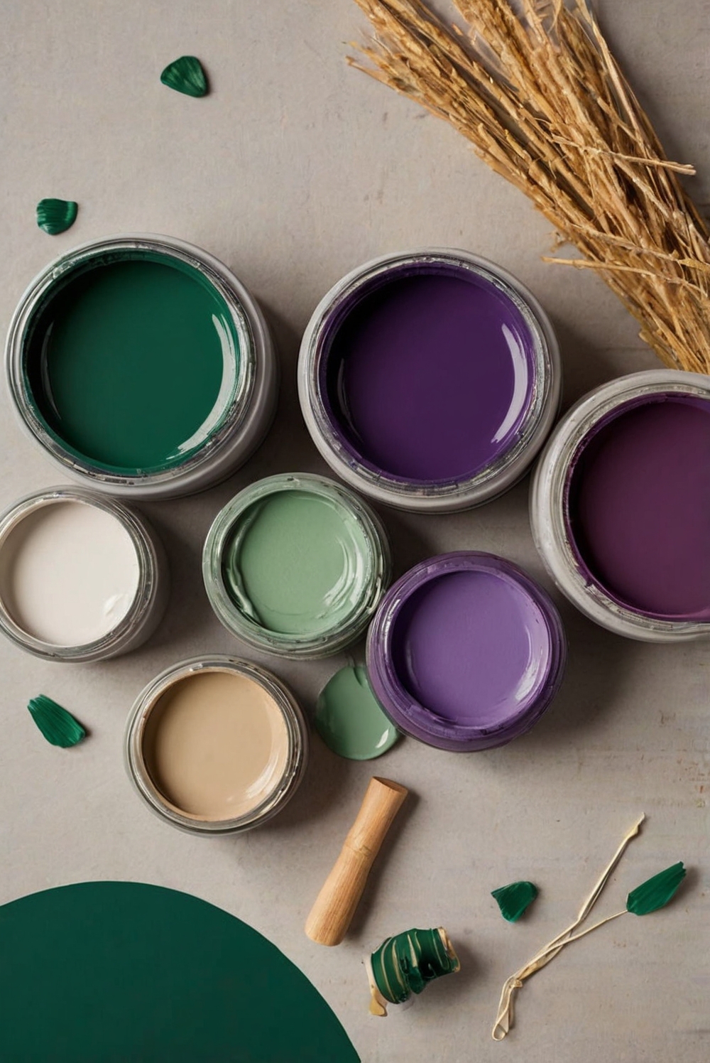 2024 Best 5 Palettes SW Paint colors with Emerald Green and Orchid ...