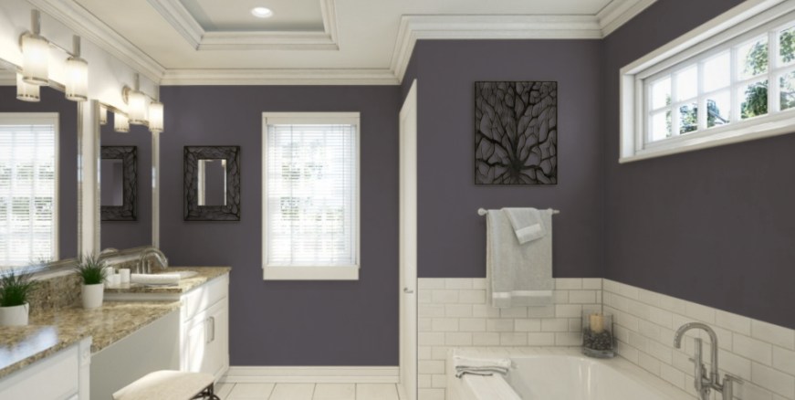 Sherwin Williams Midnight (SW 6264)
A deep, intense navy blue with a touch of darkness. It exudes sophistication and drama, creating a bold and elegant backdrop that adds depth to any space.