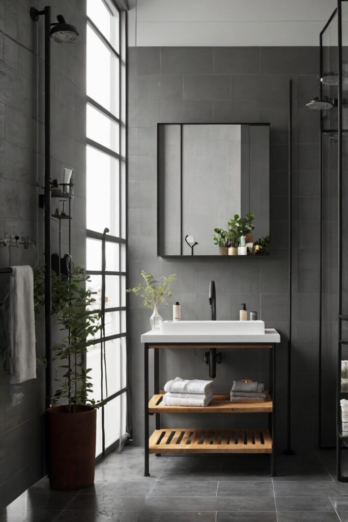 Scandinavian bathroom design, minimalist shower, bathroom renovation, modern bathroom decor, sleek bathroom design, minimalist bathroom ideas, contemporary bathroom design Home decorating, home interior, home interior design, home decor interior design, space planning, interior design space planning, decorating interiors