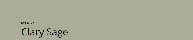 Sherwin-Williams Clary Sage (SW 6178)
A subtle, muted green with gray undertones, Clary Sage adds a serene and sophisticated touch, perfect for creating a calming, elegant space with natural warmth.