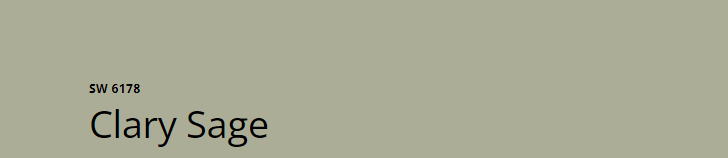 Sherwin-Williams Clary Sage (SW 6178)
A soft, sophisticated green with a hint of gray, offering a refined and serene backdrop that pairs well with Olive Green accents.