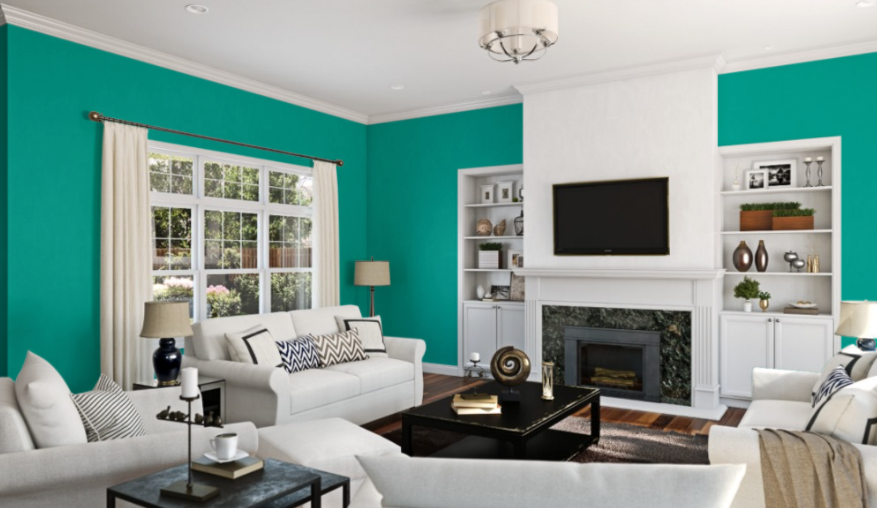 Sherwin-Williams Turquish (SW 6939)
A vibrant, deep turquoise with teal undertones, Turquish adds a bold and refreshing splash of color, creating an invigorating and lively atmosphere in any space.