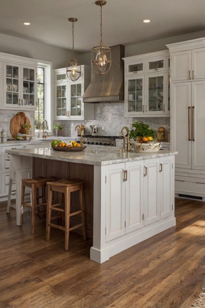 classic kitchen design, kitchen renovation ideas, traditional kitchen cabinets, shaker style cabinets, farmhouse kitchen design, elegant kitchen remodel, rustic kitchen decor