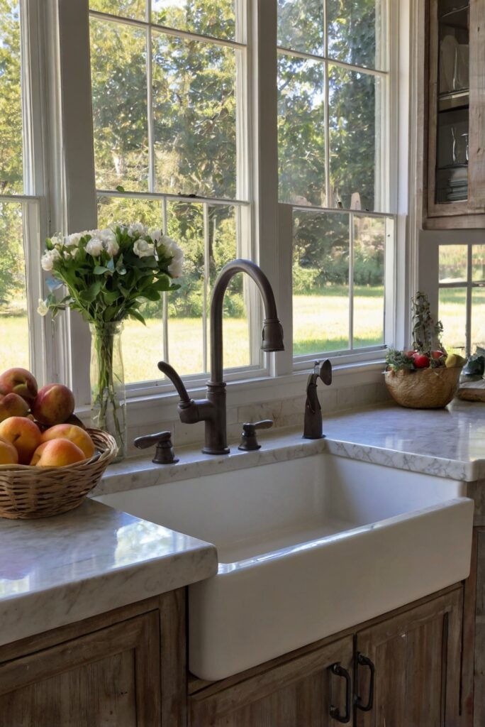 rustic farmhouse sink, country kitchen decor, farmhouse kitchen design, rustic kitchen decor, farmhouse sink installation, farmhouse kitchen remodel, rustic kitchen sink