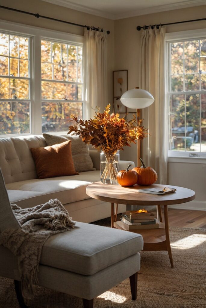 cozy home decor, fall decorating tips, autumn interior design, seasonal room makeovers, stylish fall decorations