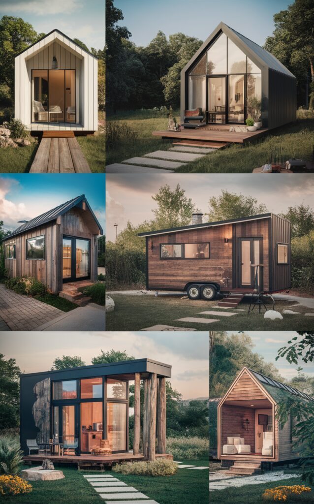 tiny home designs, minimalist living space, small house decor, affordable interior ideas, stylish compact home