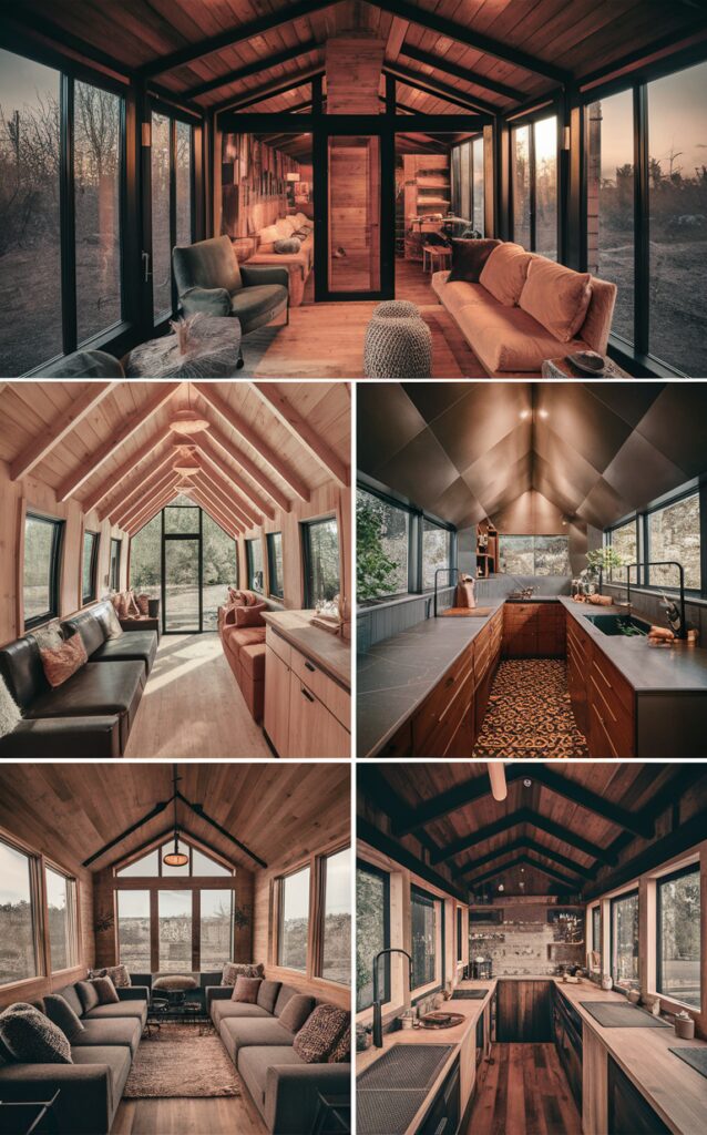 Tiny home interior design, Affordable home decor, Space-saving furniture, Minimalist living, Tiny house renovation