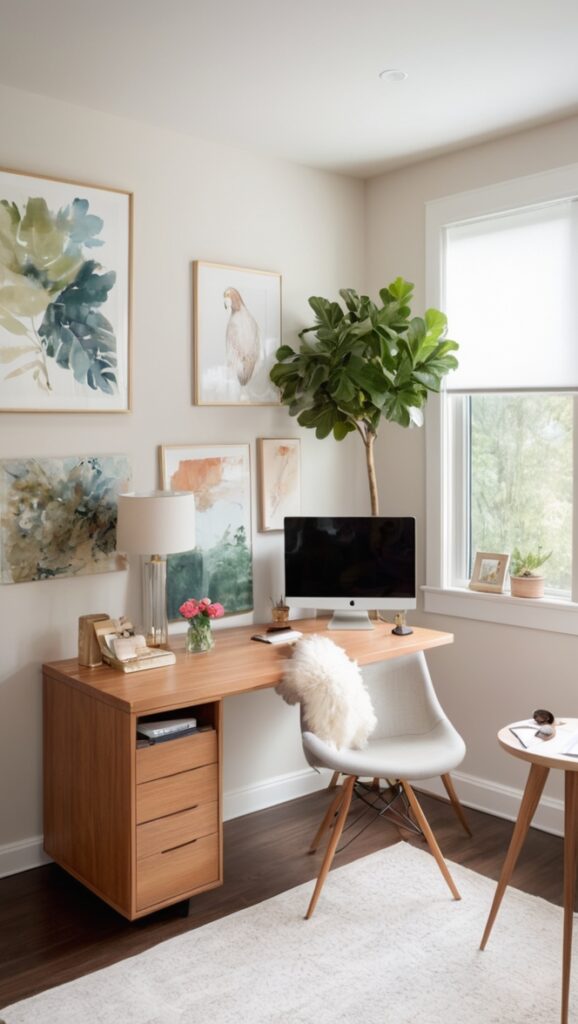 home office decor, interior design, office furniture, home decor, room design