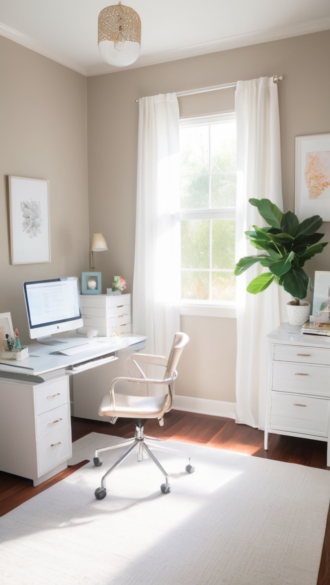 Home office design, Stylish home office furniture, Modern office decor, Guest room design ideas, Functional workspace design