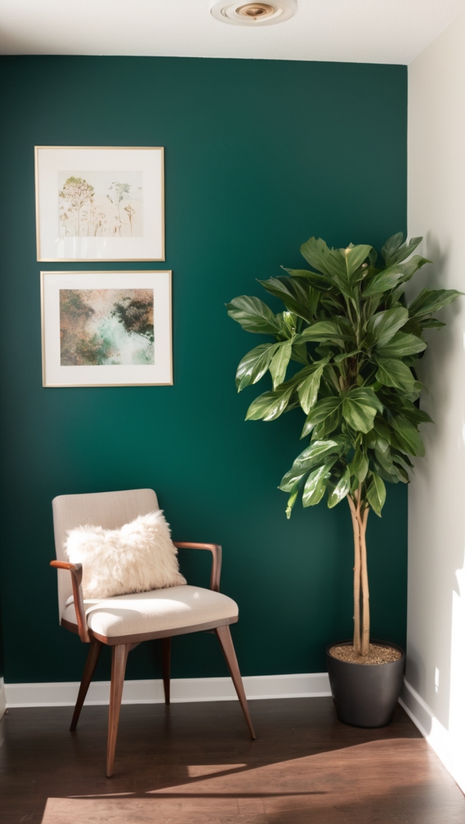 home office design, interior decorating, accent wall ideas, paint color schemes, modern office decor