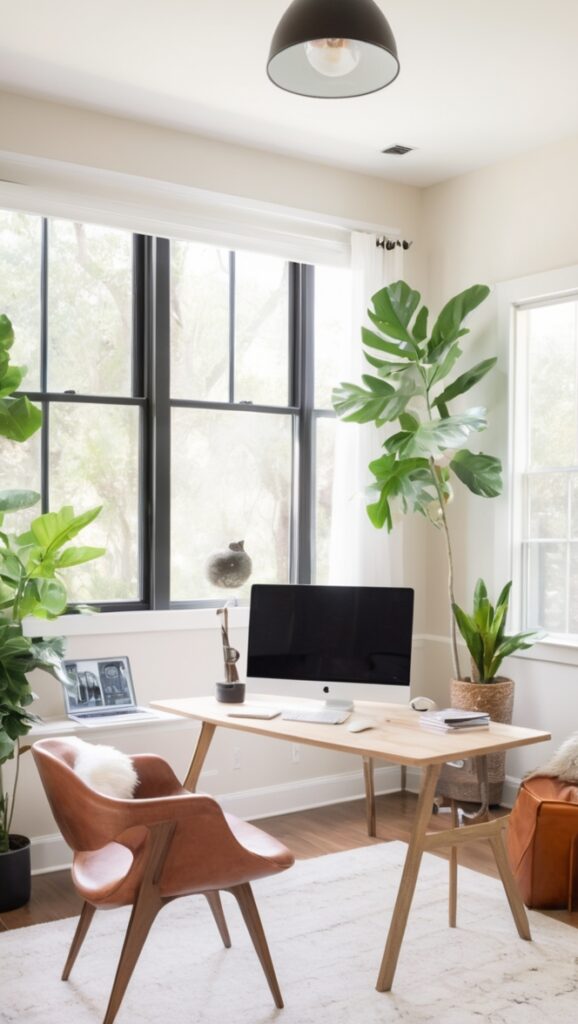 home office design , home office setup , office TV room combo , office lounge room , interior design home office