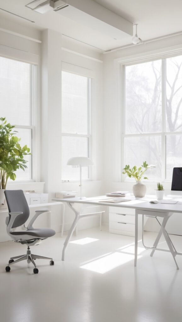 Cubicle design, Modern workspace, Work environment, Office aesthetics, Ergonomic office design