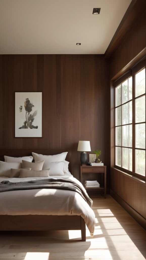 dark wood bedroom furniture, luxury dark wood bedroom, modern dark wood bedroom, rustic dark wood bedroom, elegant dark wood bedroom
