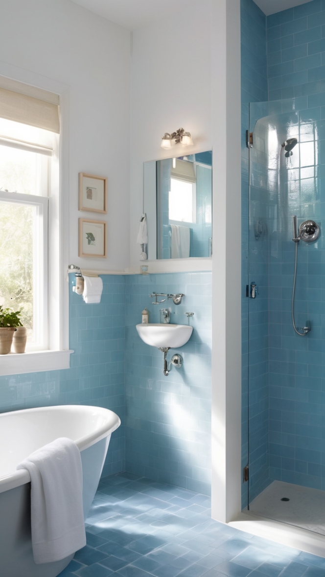blue bathroom tiles, navy blue porcelain tile, glamorous blue bathroom tiles, luxurious blue mosaic tiles, modern blue ceramic tiles 