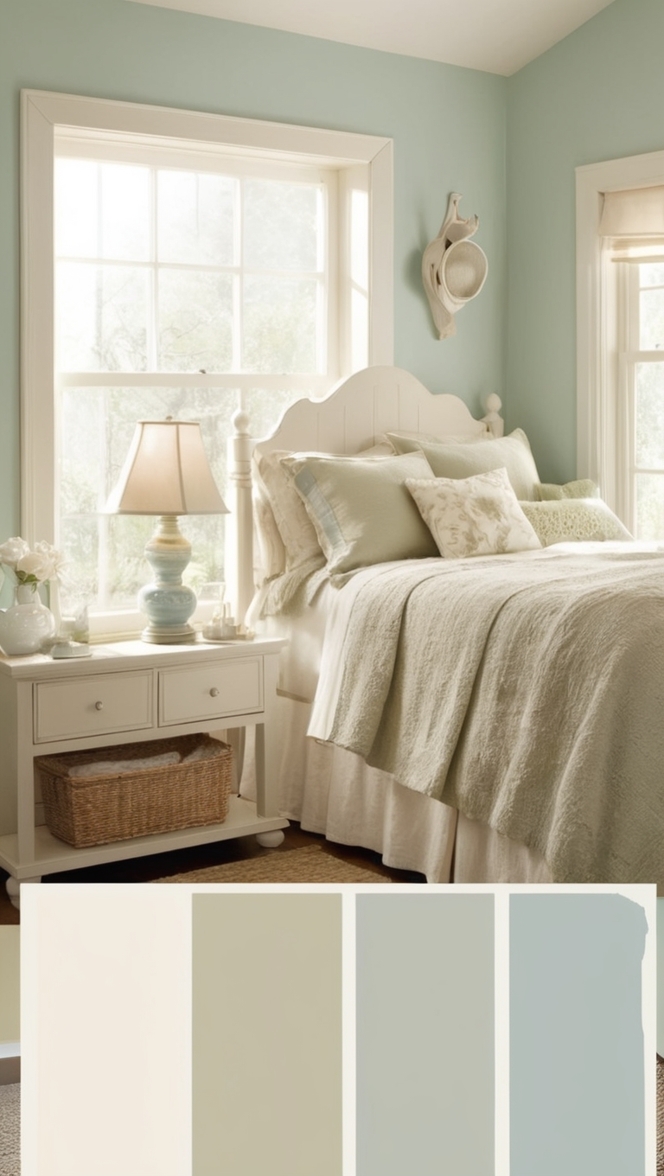 cozy rustic bedroom, elegant cottage bedroom, vintage cottage bedroom, charming cottage bedroom, traditional cottage bedroom