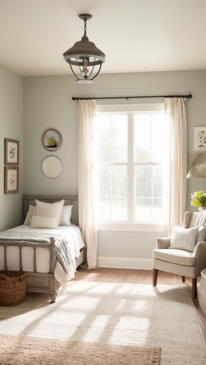 farmhouse decor, rustic bedroom design, cozy bedroom ideas, country chic bedroom, vintage bedroom style