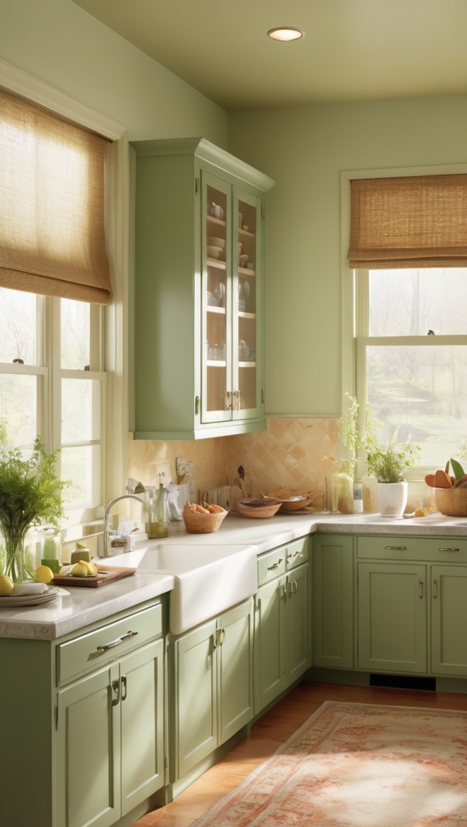 green kitchen design, eco-friendly kitchen ideas, sustainable kitchen renovation, organic kitchen decor, minimalist kitchen style