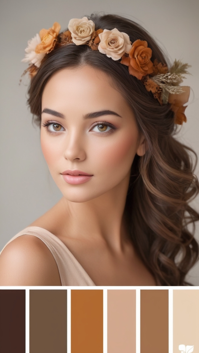 earthy tones, neutral colors, warm hues, natural shades, organic palette 