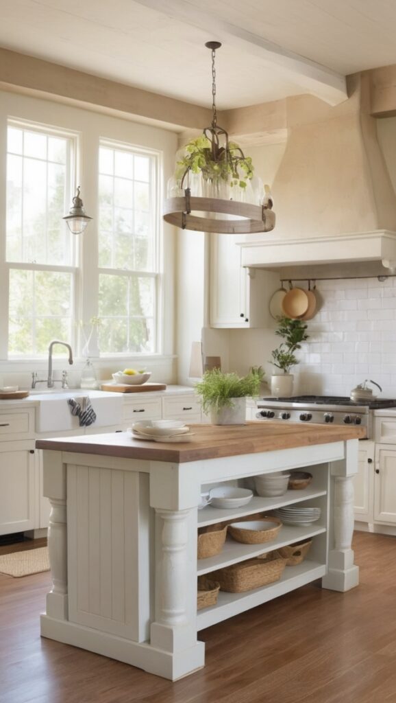 farmhouse kitchen island, rustic kitchen island, country kitchen island, custom kitchen island, vintage kitchen island