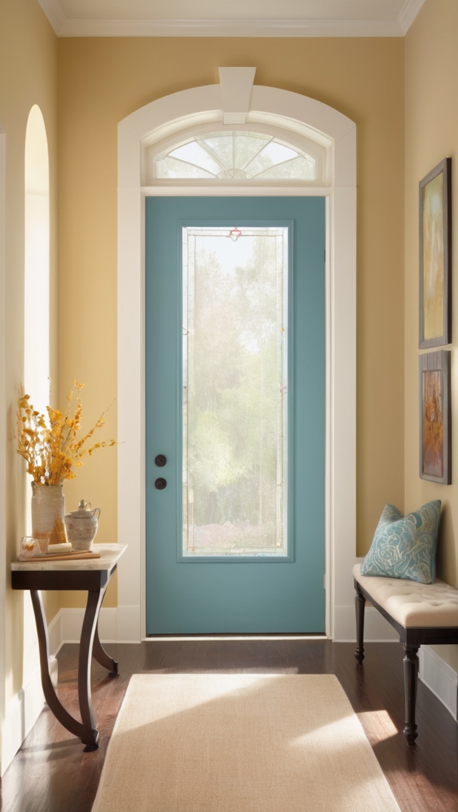 modern home decor, interior design ideas, elegant entrance decor, luxury home entry, stylish hallway design