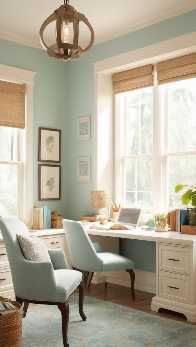 home office decor, cozy workspace, chic desk accessories, stylish office furniture, modern work environment