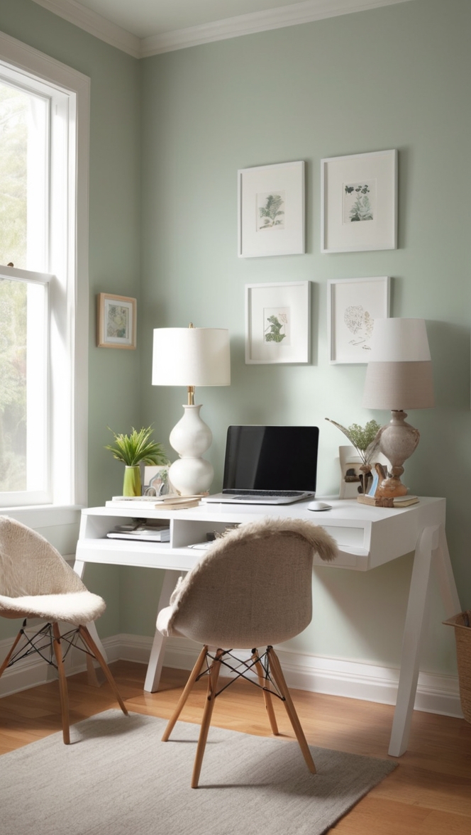 home office decor, office furniture, small home office, office organization, office space planning