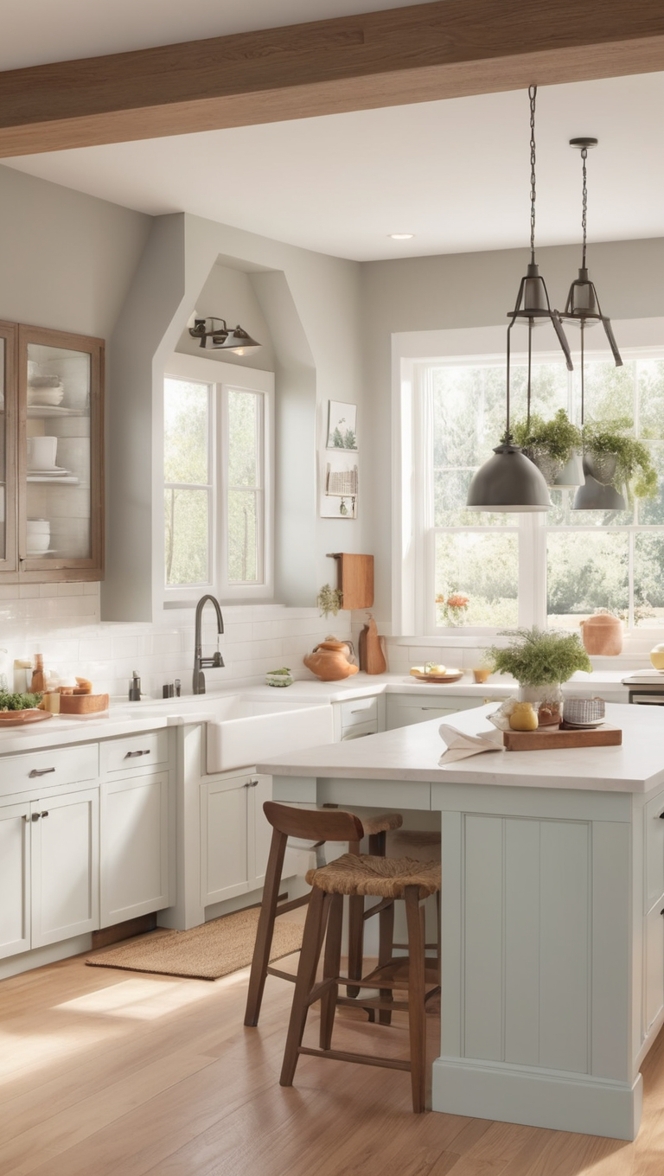 modern farmhouse design, farmhouse kitchen decor, farmhouse style cabinets, rustic kitchen ideas, shabby chic kitchen