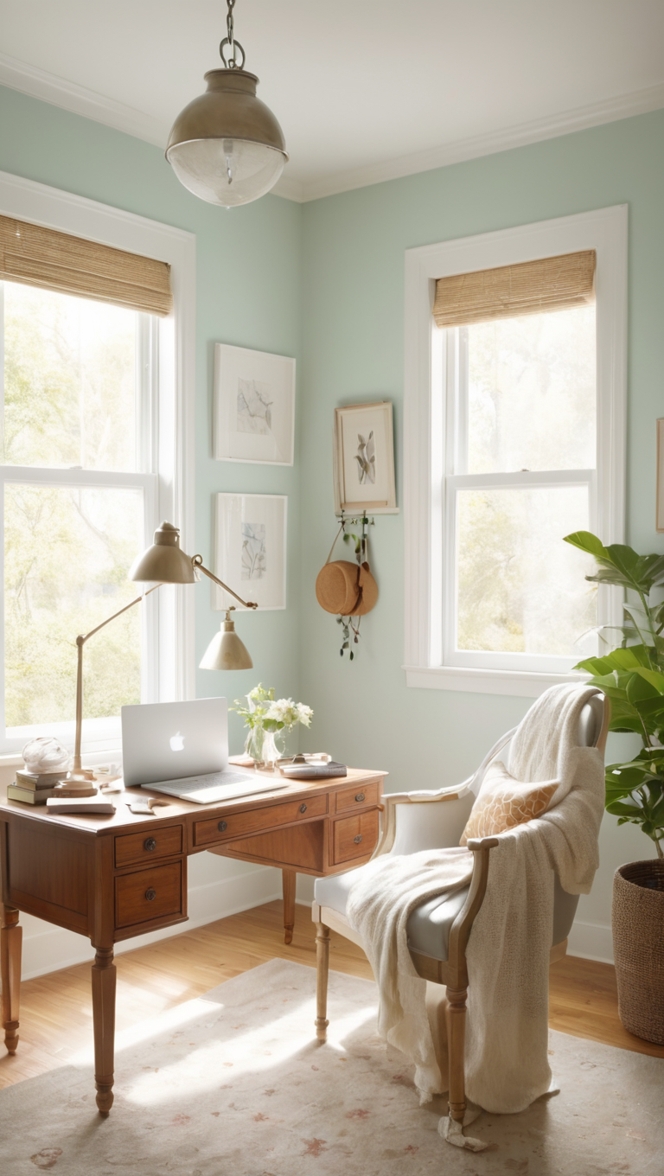 quarto com escritório, decoração home office, móveis para home office, projeto home office, dicas para criar home office 