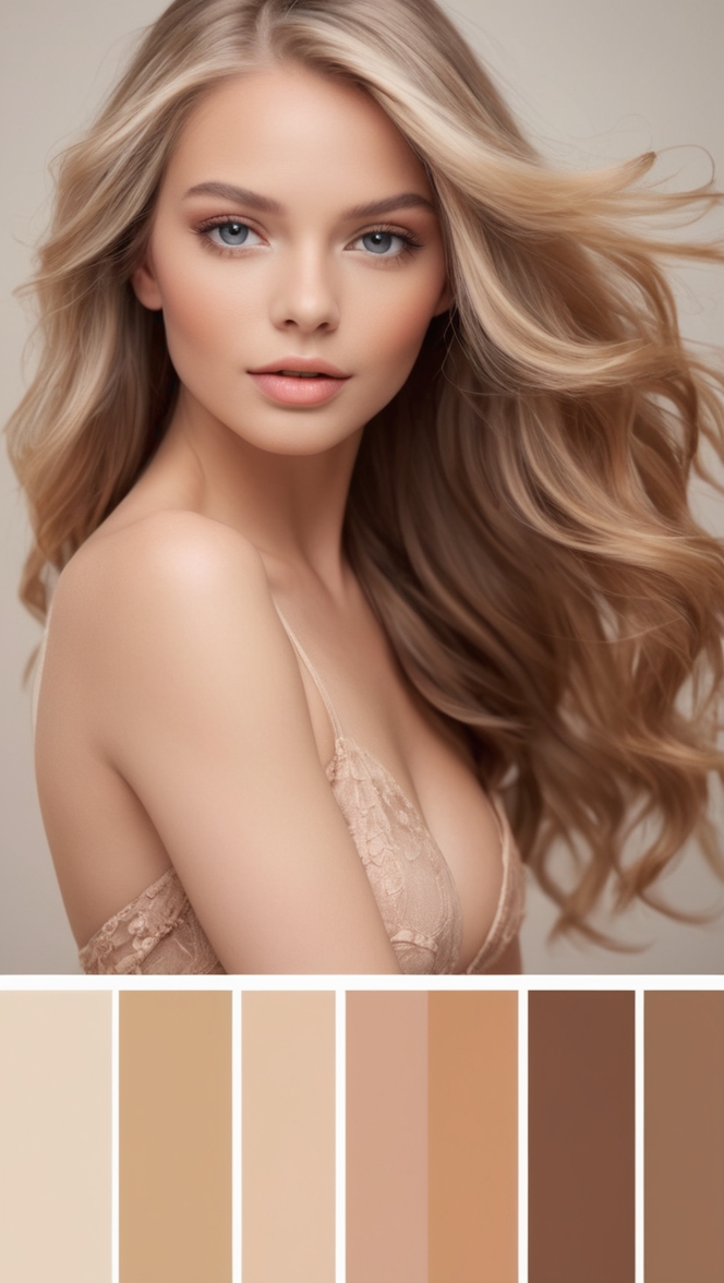 skin tone analysis, color wheel for skin tones, complexion chart, skin undertones chart, makeup shades for skin tone 