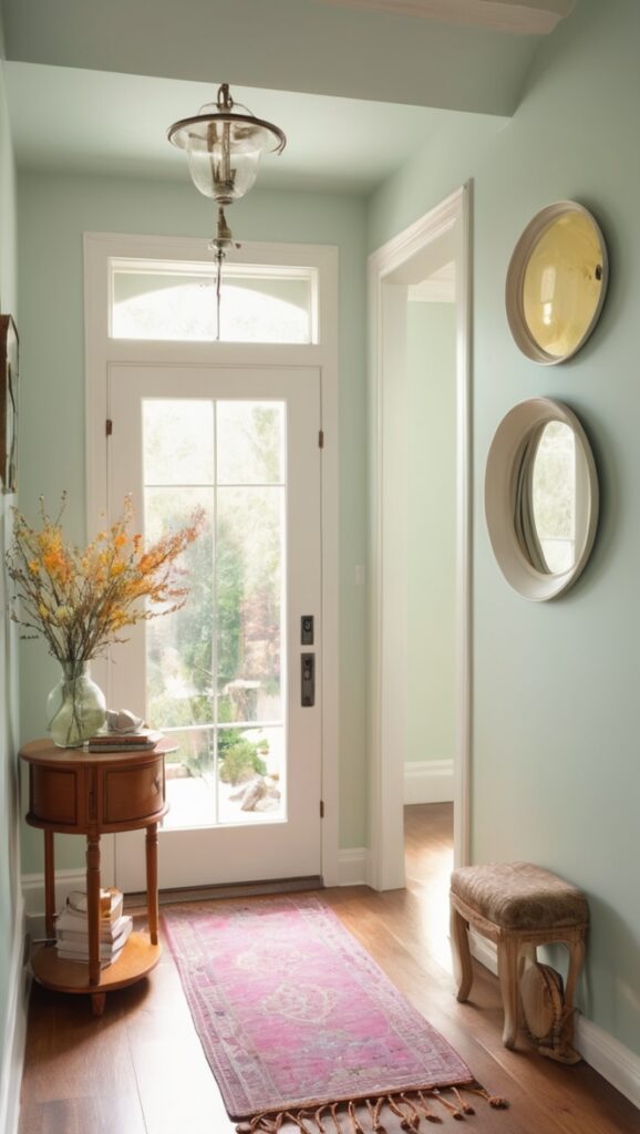 home decor ideas, entryway decoration, small space design, interior styling, hallway makeover