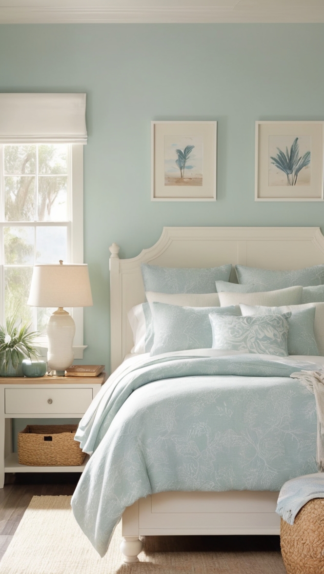 coastal decor, beach bedroom, seaside retreat, nautical theme, ocean-inspired design