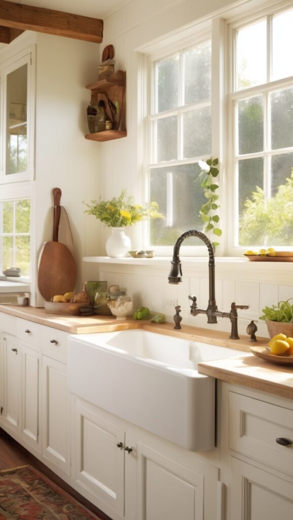 farmhouse style sink, stainless steel farmhouse sink, white farmhouse sink, apron front sink, vintage farmhouse sink