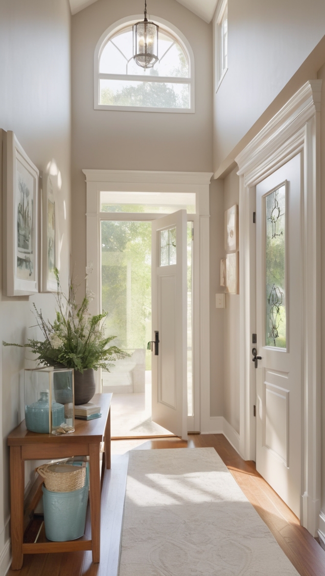 entryway decor, modern foyer design, front entrance ideas, contemporary entryway, stylish entryway decor 