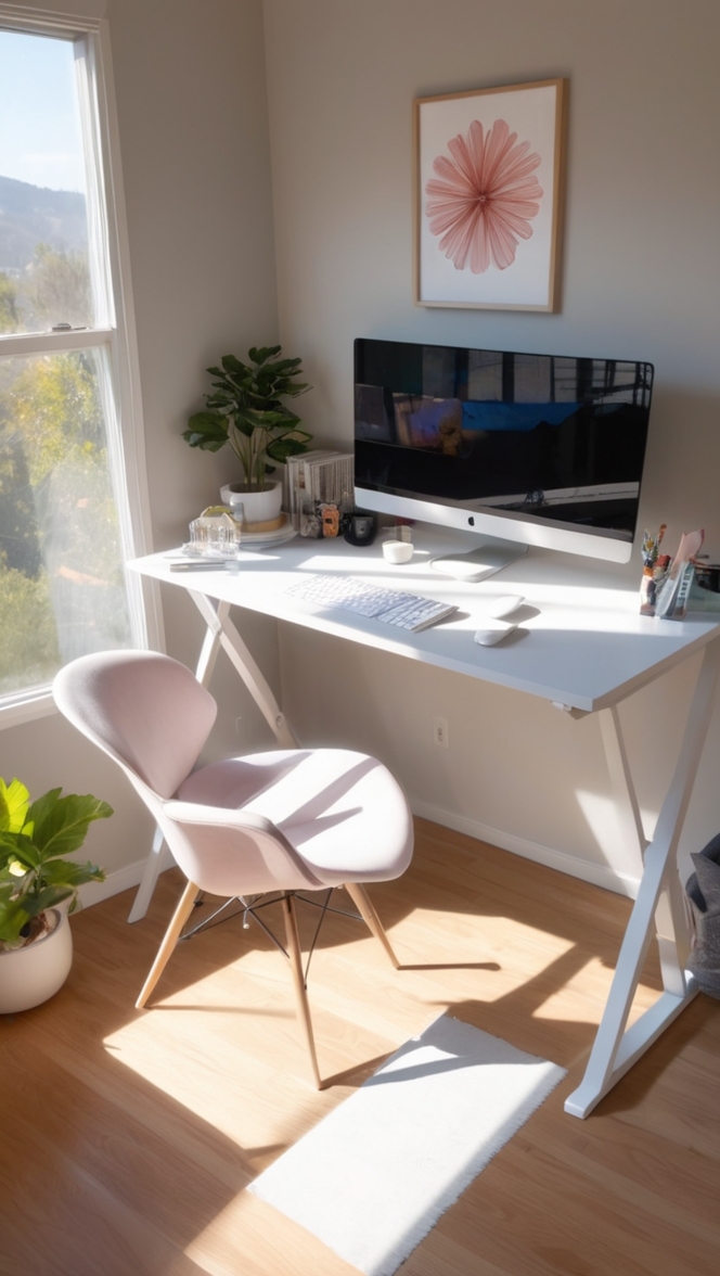 home office desk, ergonomic office chair, dual monitor setup, wireless keyboard mouse, gaming headset 