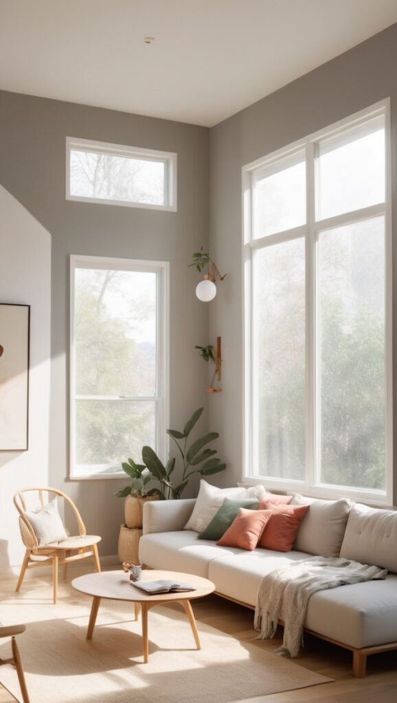 modern living room design, home decor, interior design, Scandinavian home decor, contemporary design