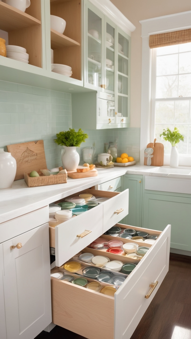 kitchen organization, kitchen storage, kitchen decluttering, kitchen cabinet organization, kitchen pantry organization