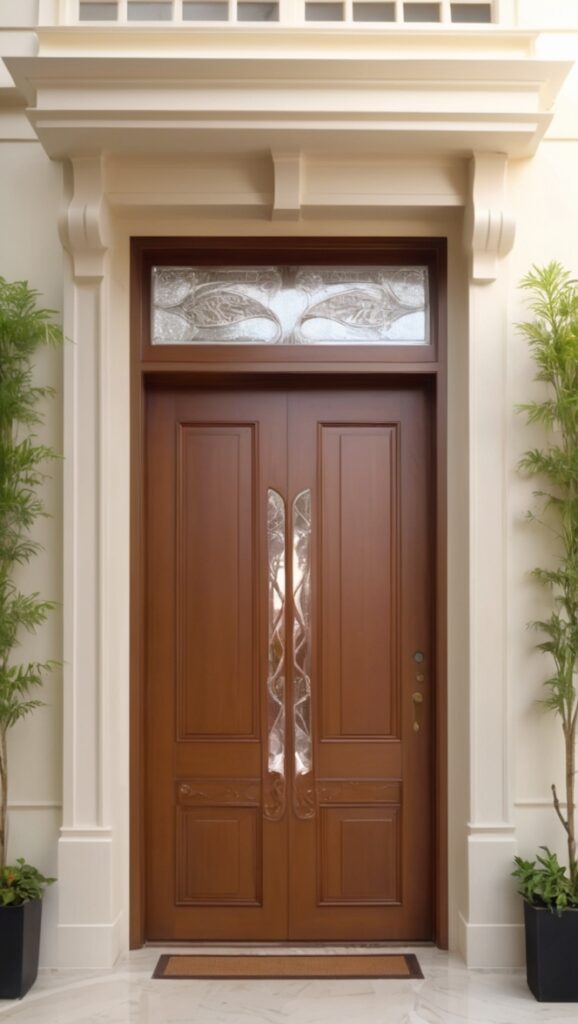 entrance door frame, custom main entrance, grand entrance design, stylish doorway design, elegant entrance frame