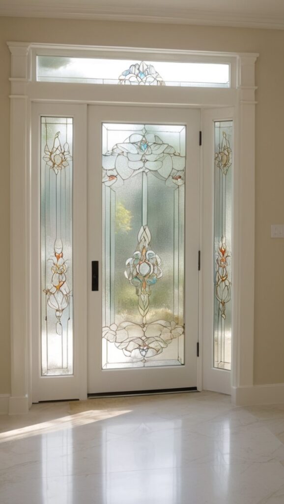 glass door entrance, modern glass entrance, contemporary glass door design, stylish glass entryway, elegant glass front door