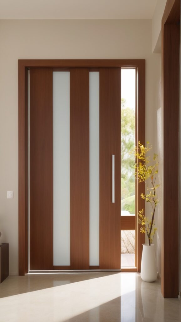 sliding glass door, contemporary main entrance, modern door design, luxury front door, elegant entrance design