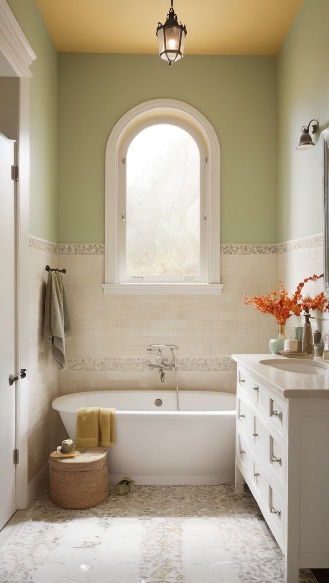 spanish tile, bathroom remodel, ceramic tile floor, bathroom renovation, tile installation