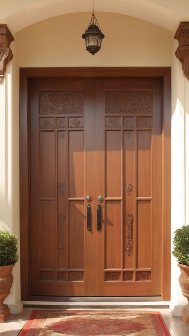 teak wood main door, Indian main door design, entrance door design, wooden entrance door, traditional main door