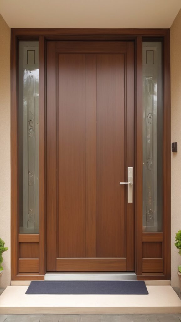 main door design, entrance door design, modern door design, teak wood entrance, teak wood door