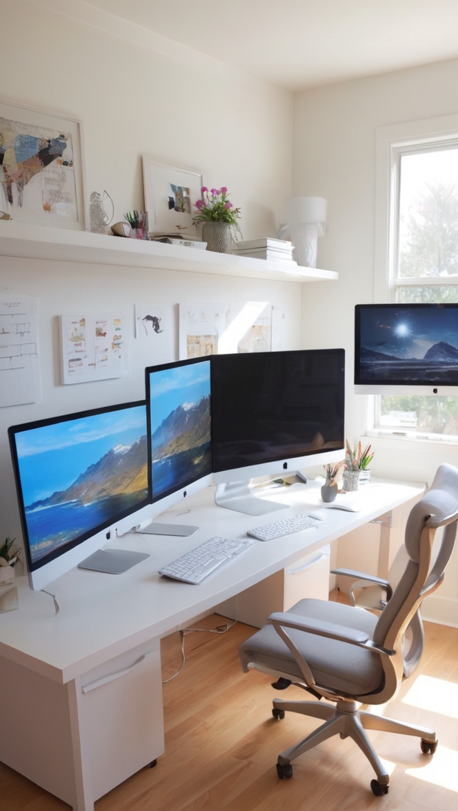 triple monitor stand, monitor arm triple, best triple monitor stand, triple monitor mount, triple monitor setup desk 