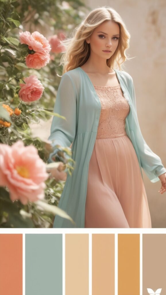 summer makeup colors, summer fashion trends, warm weather wardrobe, vibrant color scheme, seasonal color analysis