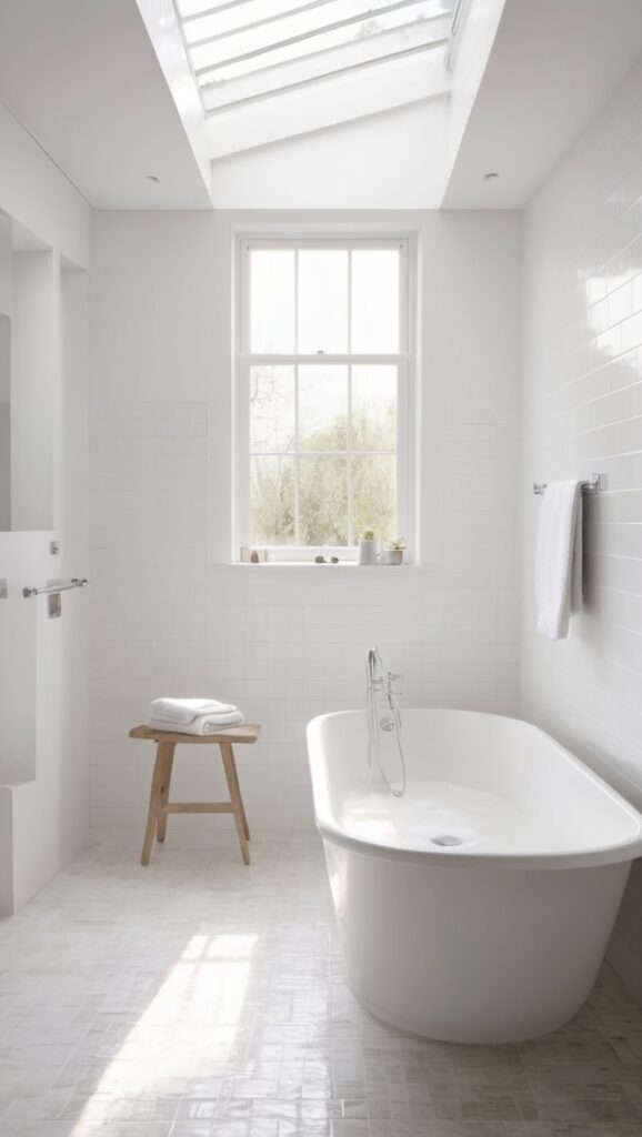 white marble tiles, porcelain bathroom tiles, glossy white tiles, subway tile bathroom, white ceramic tiles