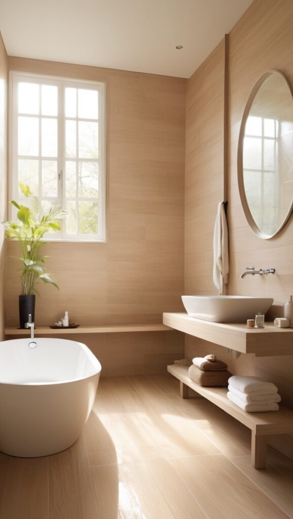 wood look tile, bathroom tile ideas, best tiles for bathrooms, wood effect tiles, porcelain bathroom tiles