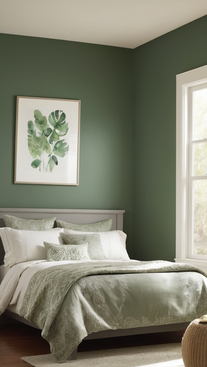 green bedroom decor, emerald green bedroom, forest green bedroom, modern green bedroom, elegant green bedroom