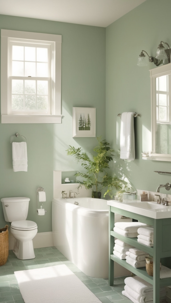 forest green tile, green bathroom decor, bathroom design ideas, green bathroom accessories, luxury bathroom design