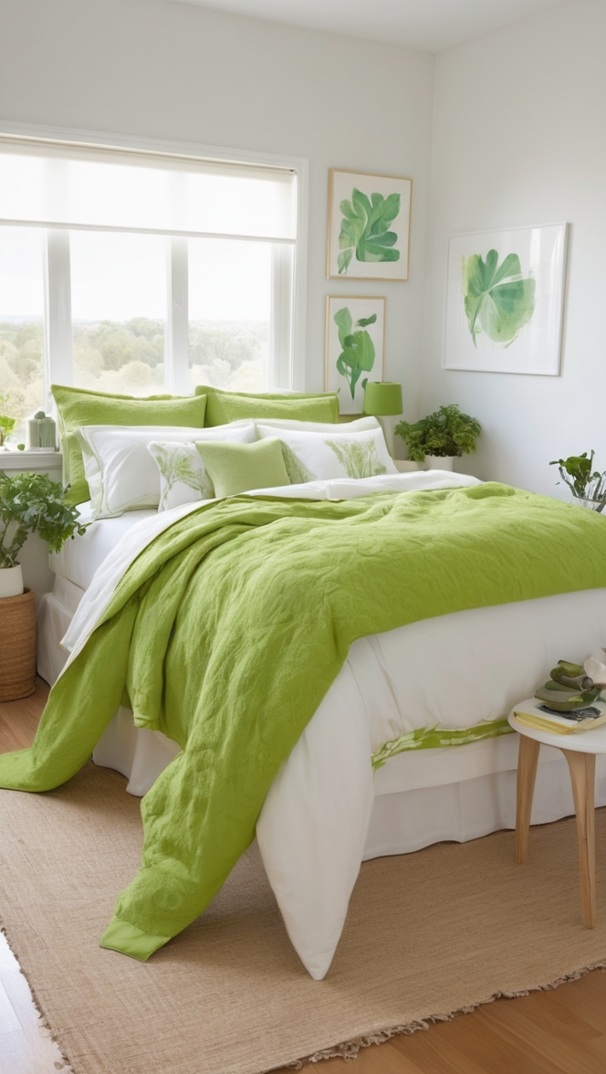 green comforter set, luxury green bedding, green duvet cover, emerald green comforter, green comforter queen 