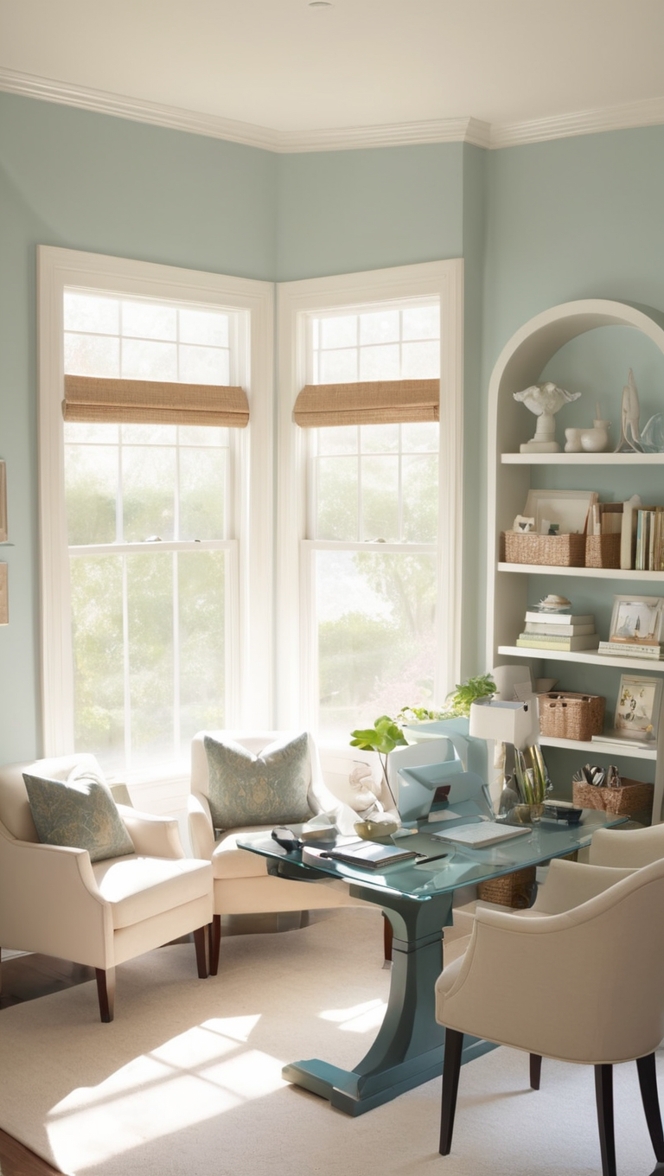 home office furniture, ergonomic chair, standing desk, cable management, home office lighting